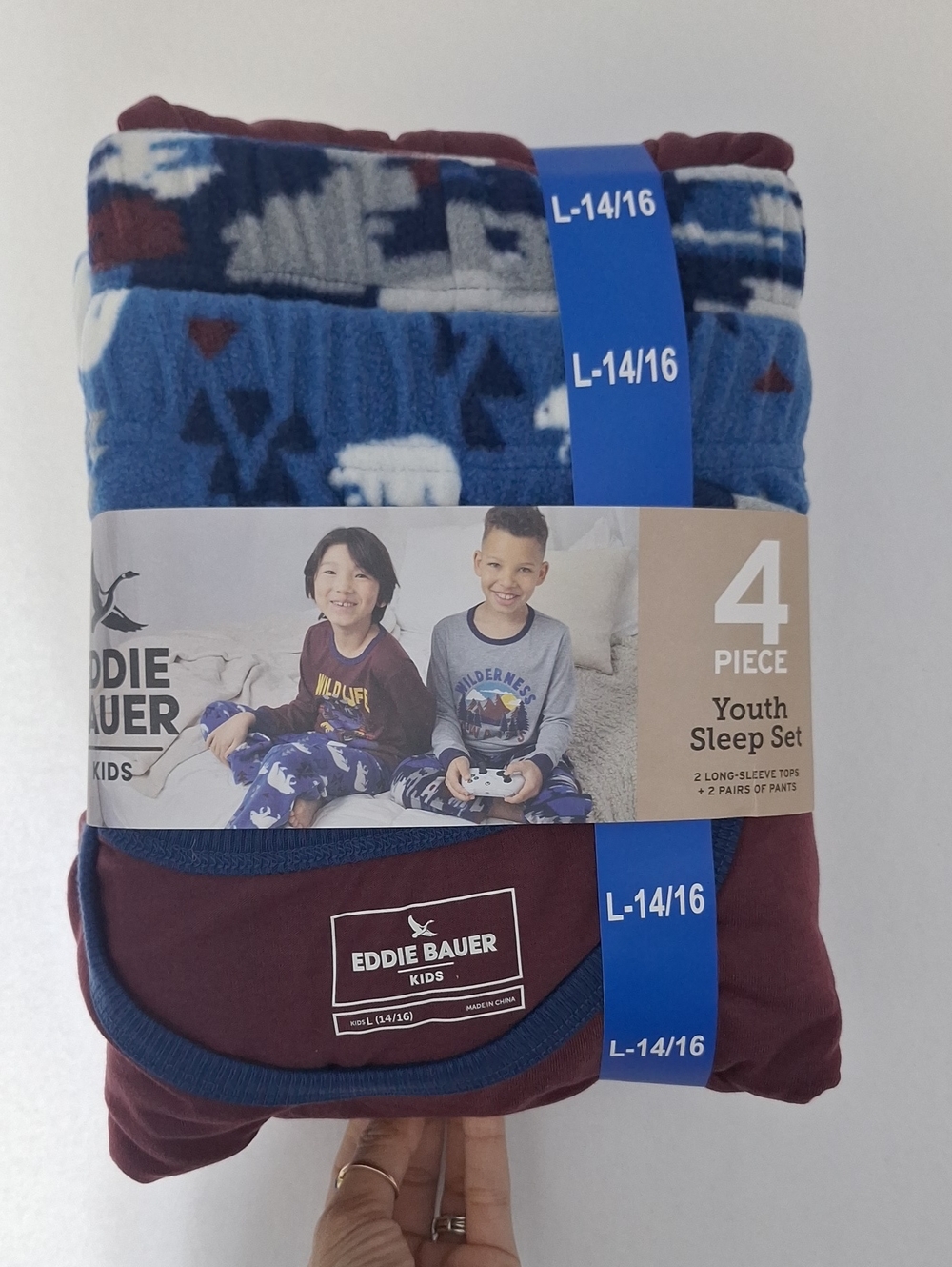 Eddie Bauers Kids 4pcs. PJ Set.